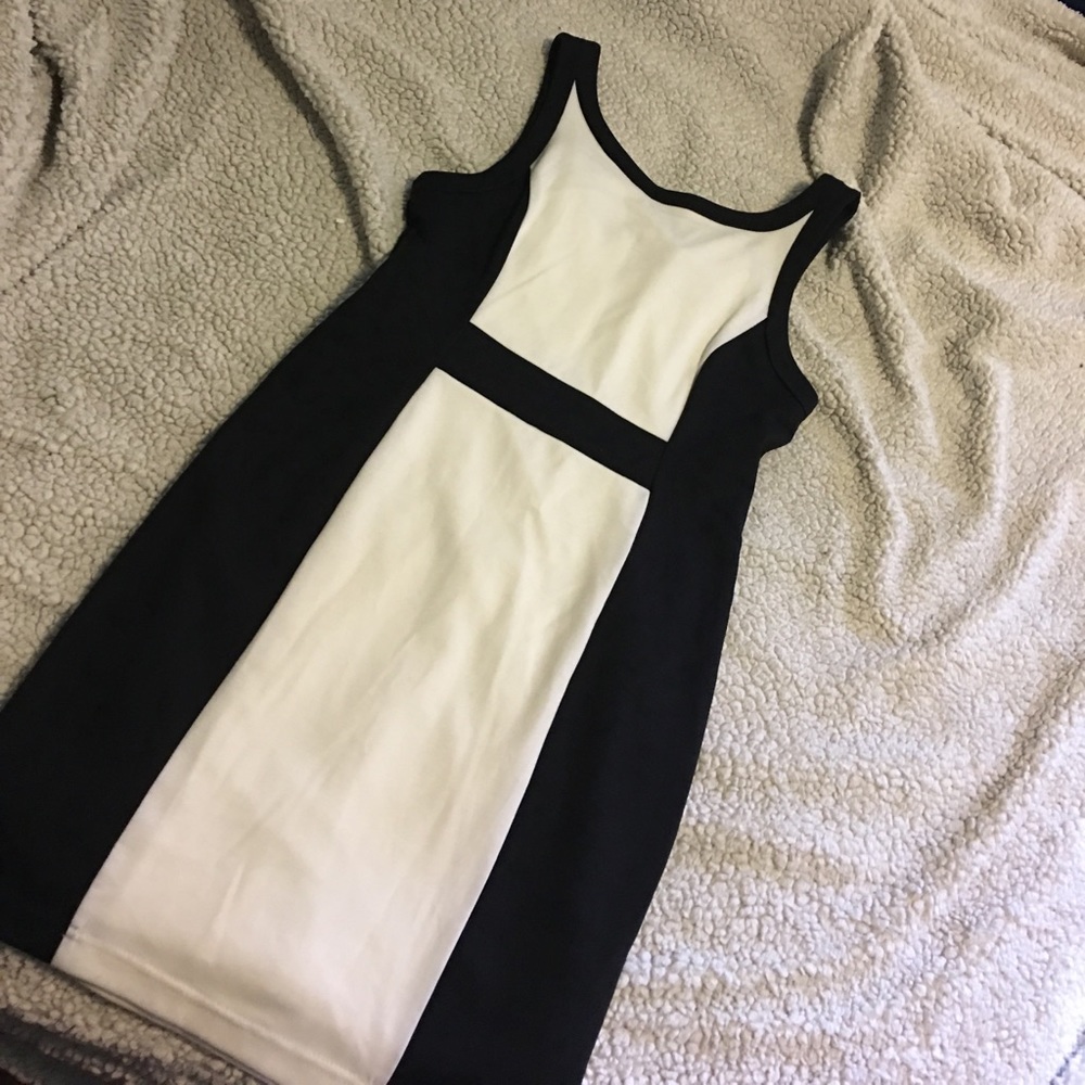 Black and white dress