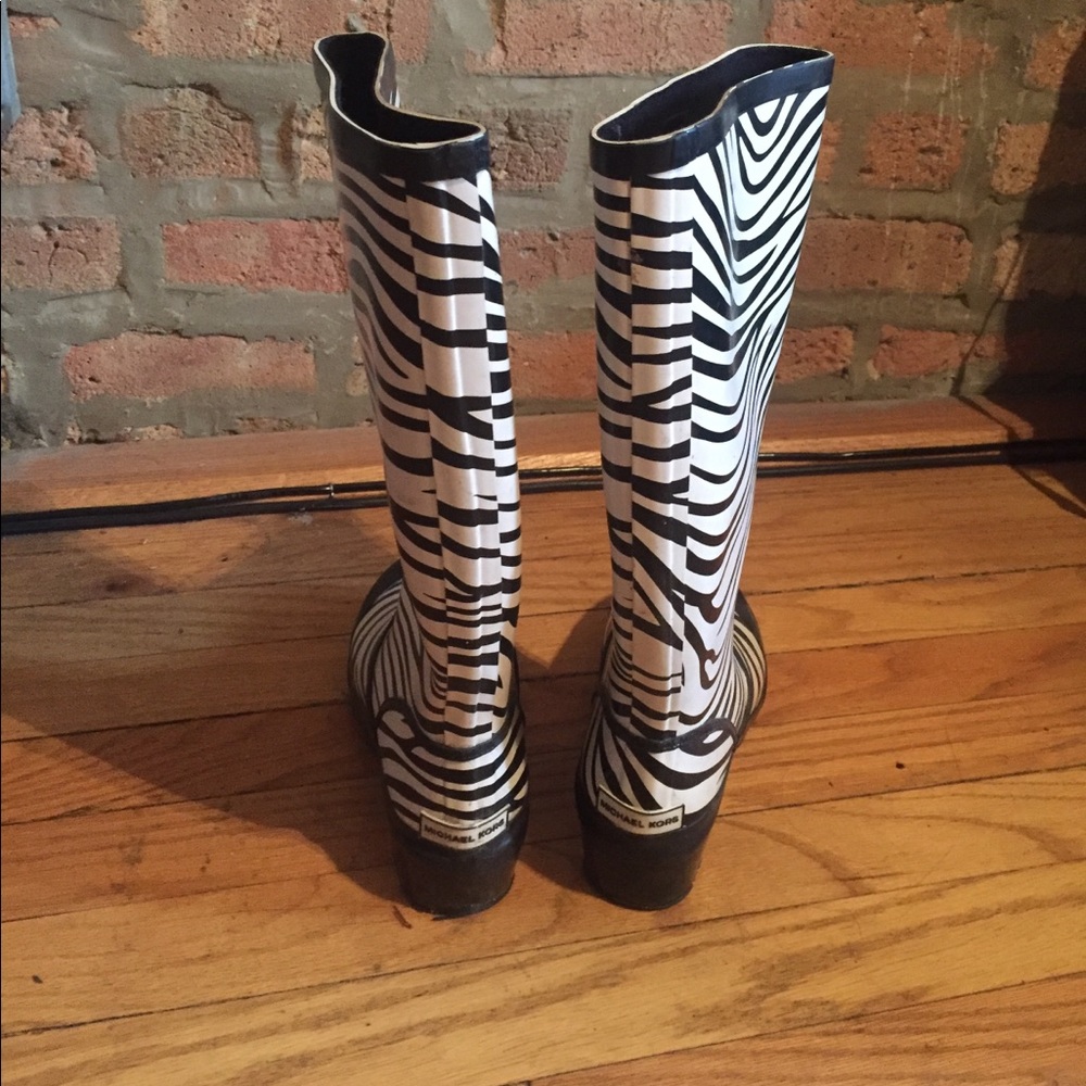 Michael Kors wedge rain boots