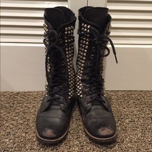 Steve Madden combat boots