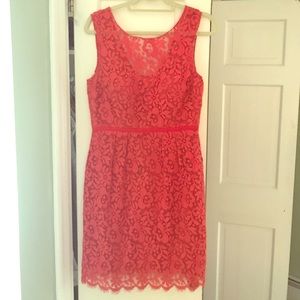 Jenny Yoo orange lace dress
