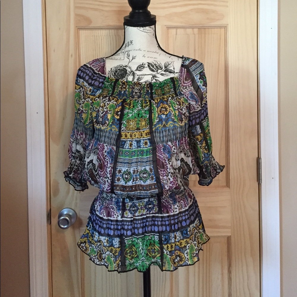 Boho Peasant top