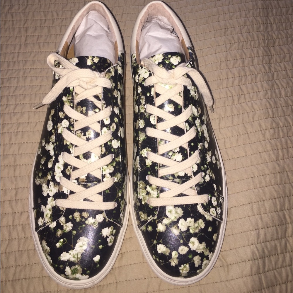 Lucky Brand new floral sneakers