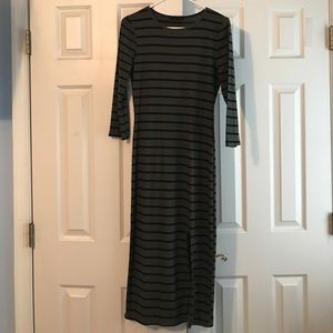 Long striped dress