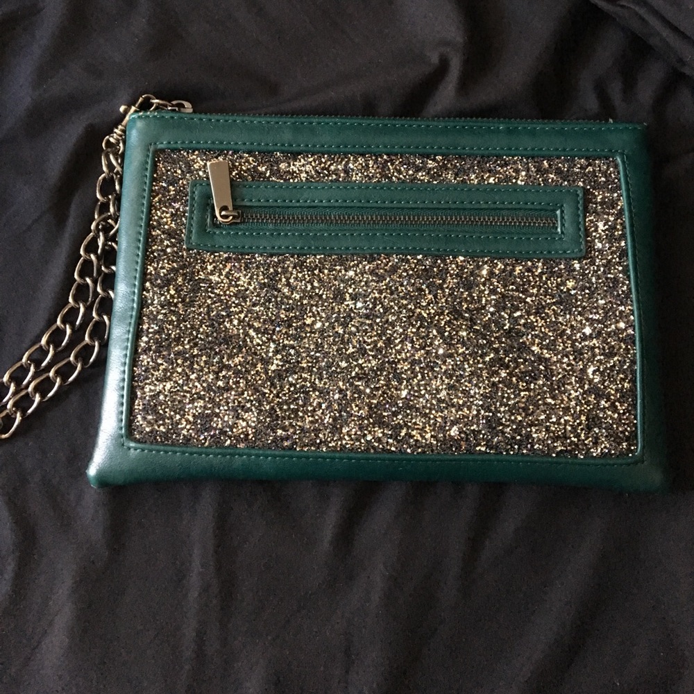 Express glittery wristlet