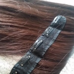 Brunette clip in long extention
