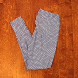 TC LIGHT BLUE DIAMOND LEGGINGS