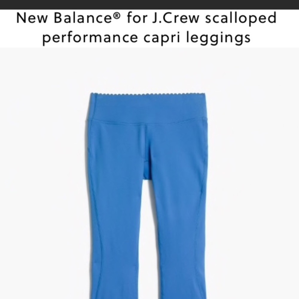 New Balance for J Crew Capri pants NWT S