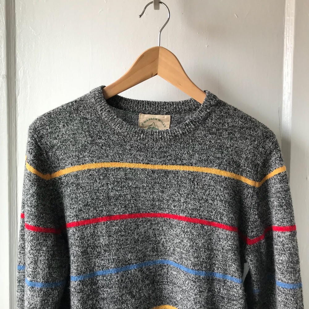 Urban Outfitters Multi-Colored Crewneck Sweater