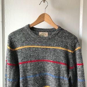 Urban Outfitters Multi-Colored Crewneck Sweater