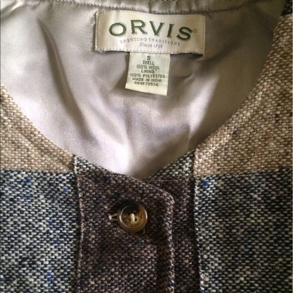 ORVIS fully lined wool vest - Picture 1 of 8