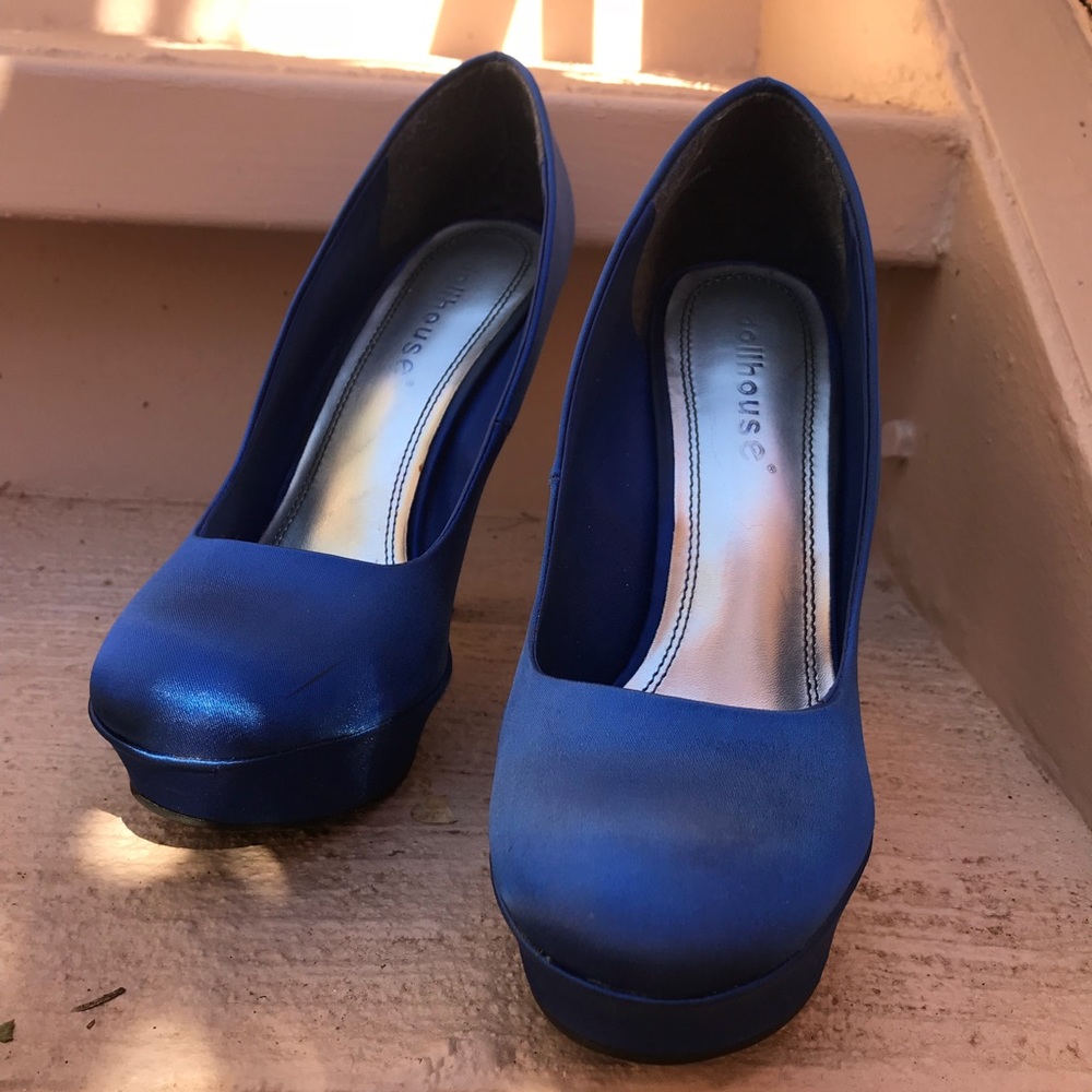 Blue heels