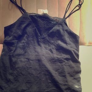H&M gray lace top- BNWT!