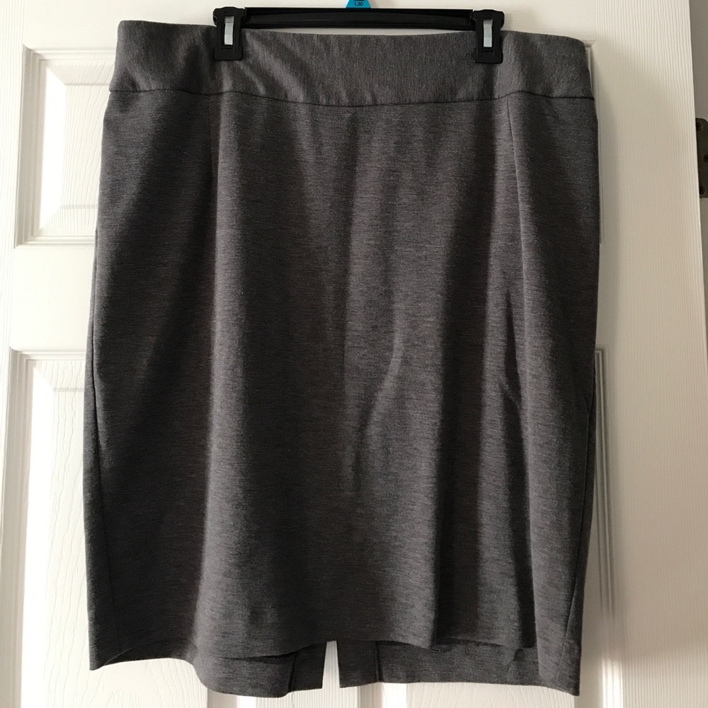 Lane Bryant Grey Pencil Skirt
