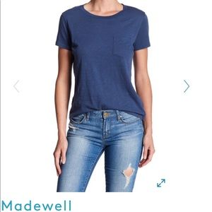 MADEWELL Crew neck t shirt Red ONLY