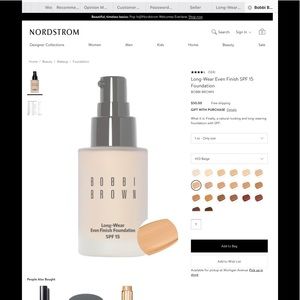 BOBBI BROWN Long-Wear Even Finish Beige Foundation