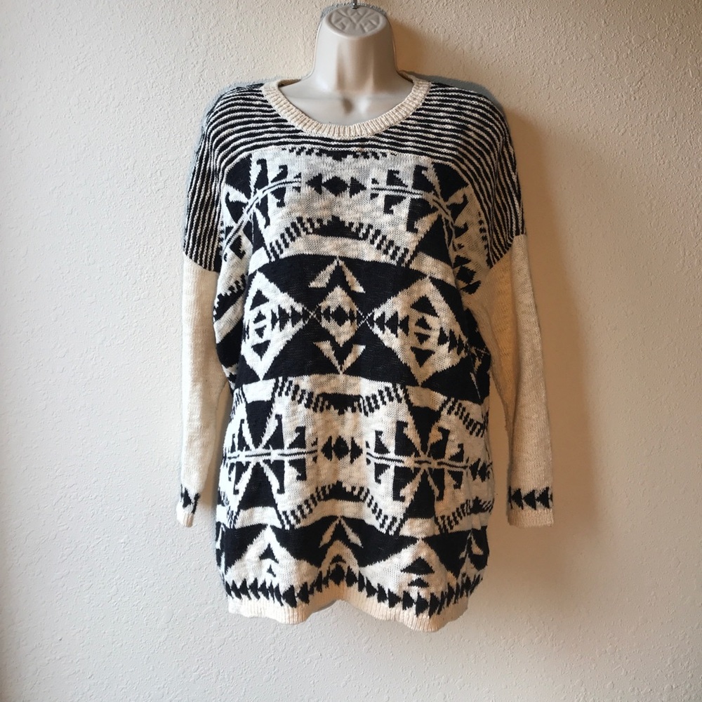 Forever 21 Tribal Print Sweater