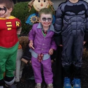 24 months or 2T joker costume, baby joker costume