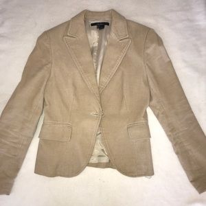 Zara Corduroy Blazer Jacket Size S