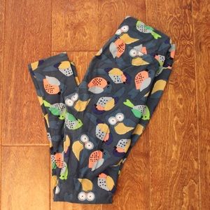 OS OWL LULAROE LEGGINGS