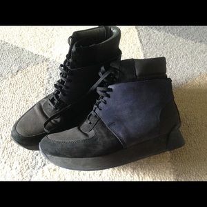 CAMPER Blue & Black boots