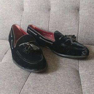 Cole Haan Black Suede Loafers, Size 11M
