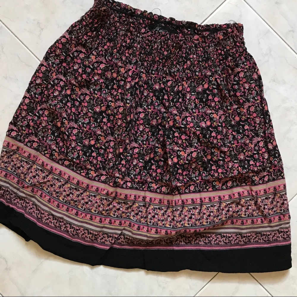 Flower Print Mini skirt