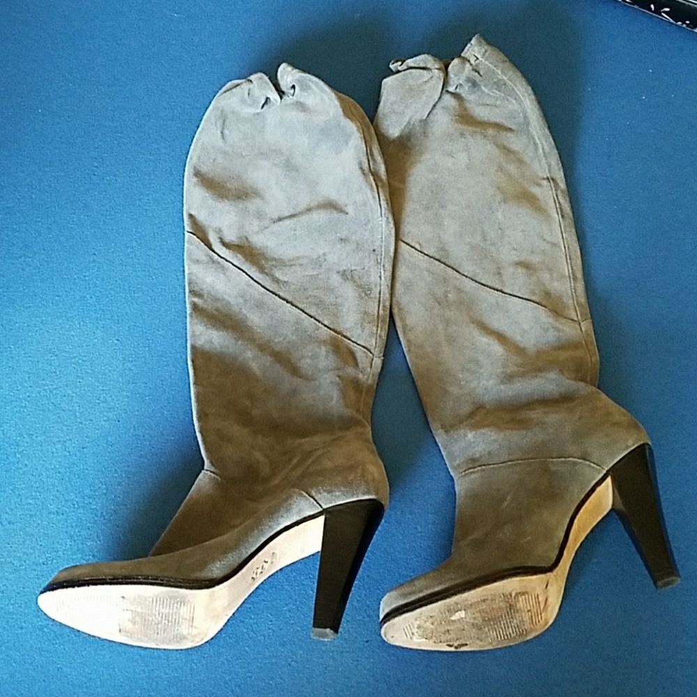 Michael Kors Suede Slouch Boots