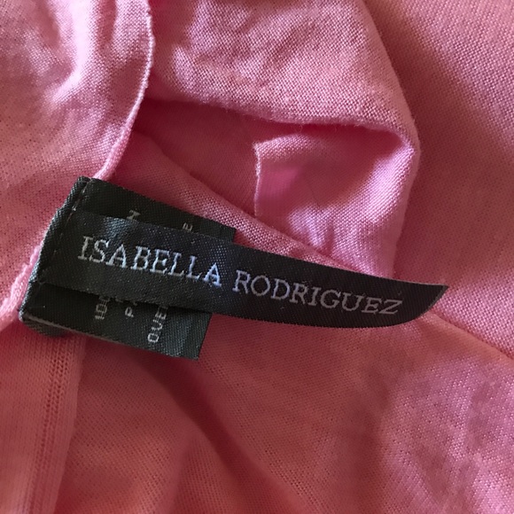 Isabella Rodriguez Baby Pink Rayon Scarf - Picture 4 of 5