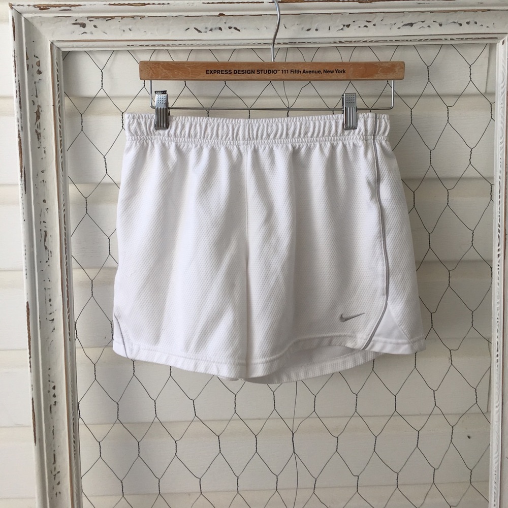 White Nike Shorts fit like women's medium