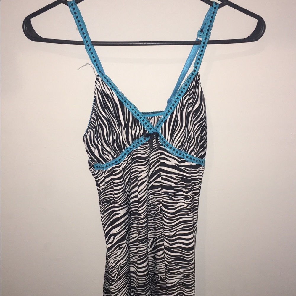 Zebra Print PJ Top