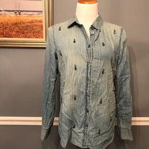[J. Crew] Collection Beaded Boy Shirt