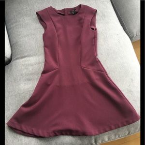 Maroon fall dress