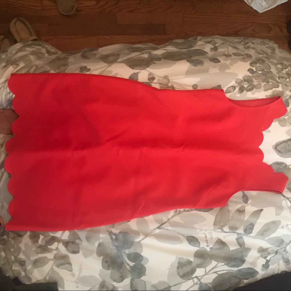 Watermelon colored, sleeveless dress - like new!