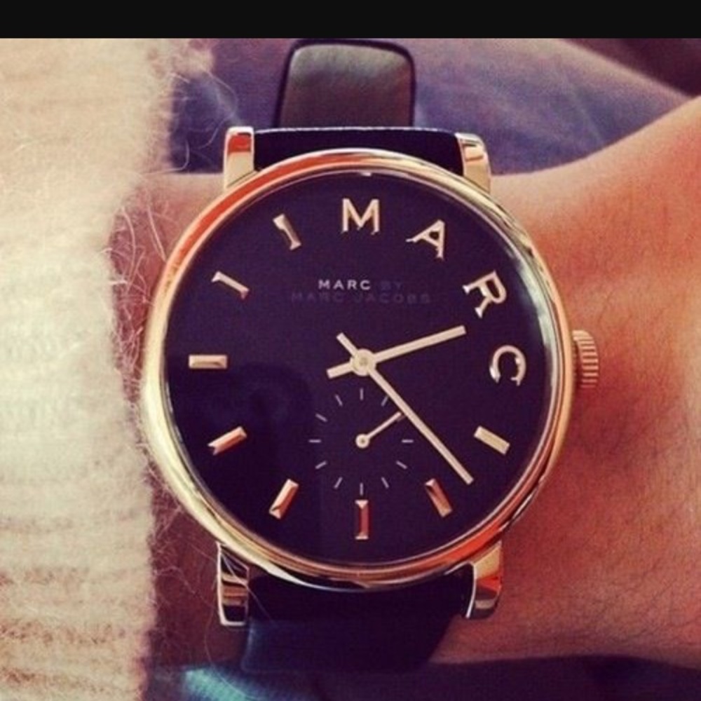 Marc by Marc Jacobs Baker Watch black - rose gold