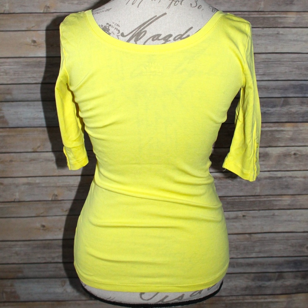 NWOT J. Crew Perfect Fit 3/4 Sleeve Top - Picture 2 of 3