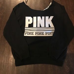 PINK Victoria’s Secret Slouchy Long Sleeve Crew