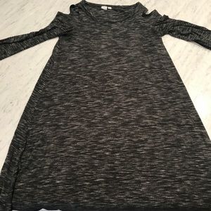 Gap cold shoulder tee shirt dress