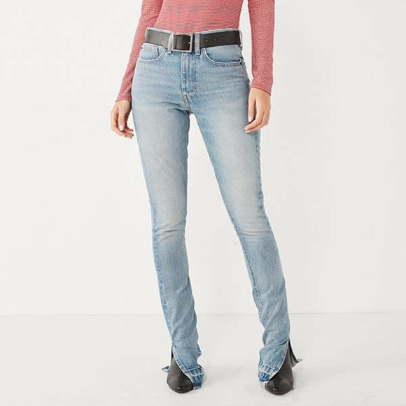 split seam jeans