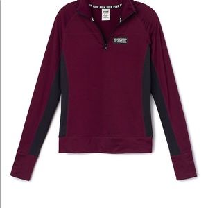 VS PINK HALF ZIP