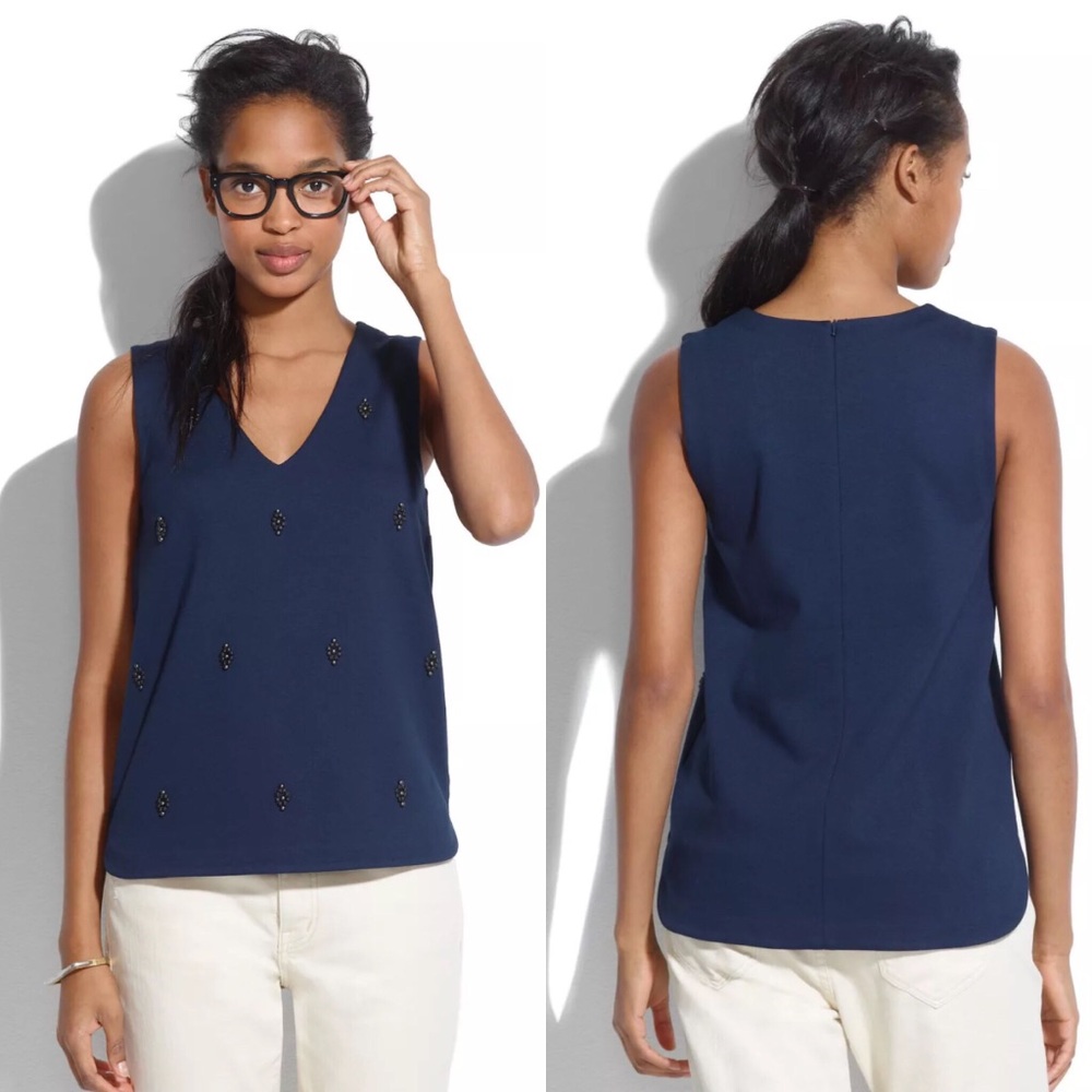New Madewell Embellished Tank - Picture 1 of 7