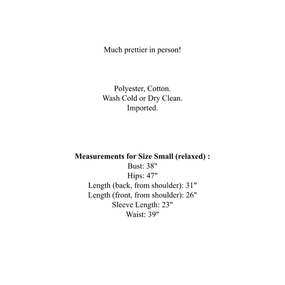 SWING TUNIC Cozy Woven Thermal Drippy Pullover Tee - Picture 7 of 7