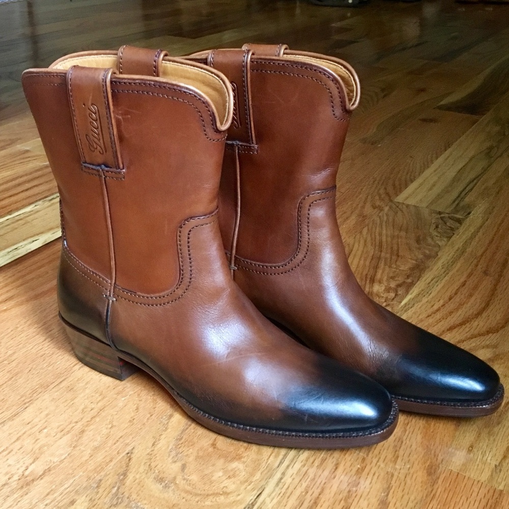 🍬NWOT-GUCCI Ombre Leather Boots