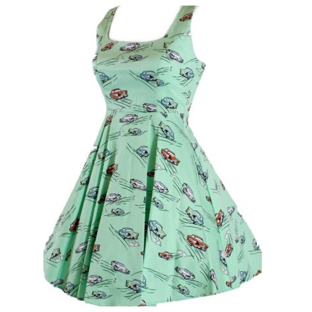 Retro Rockabilly Automobile Dress