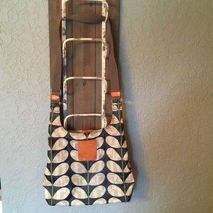 Orla Kiely pattern shoulder bag