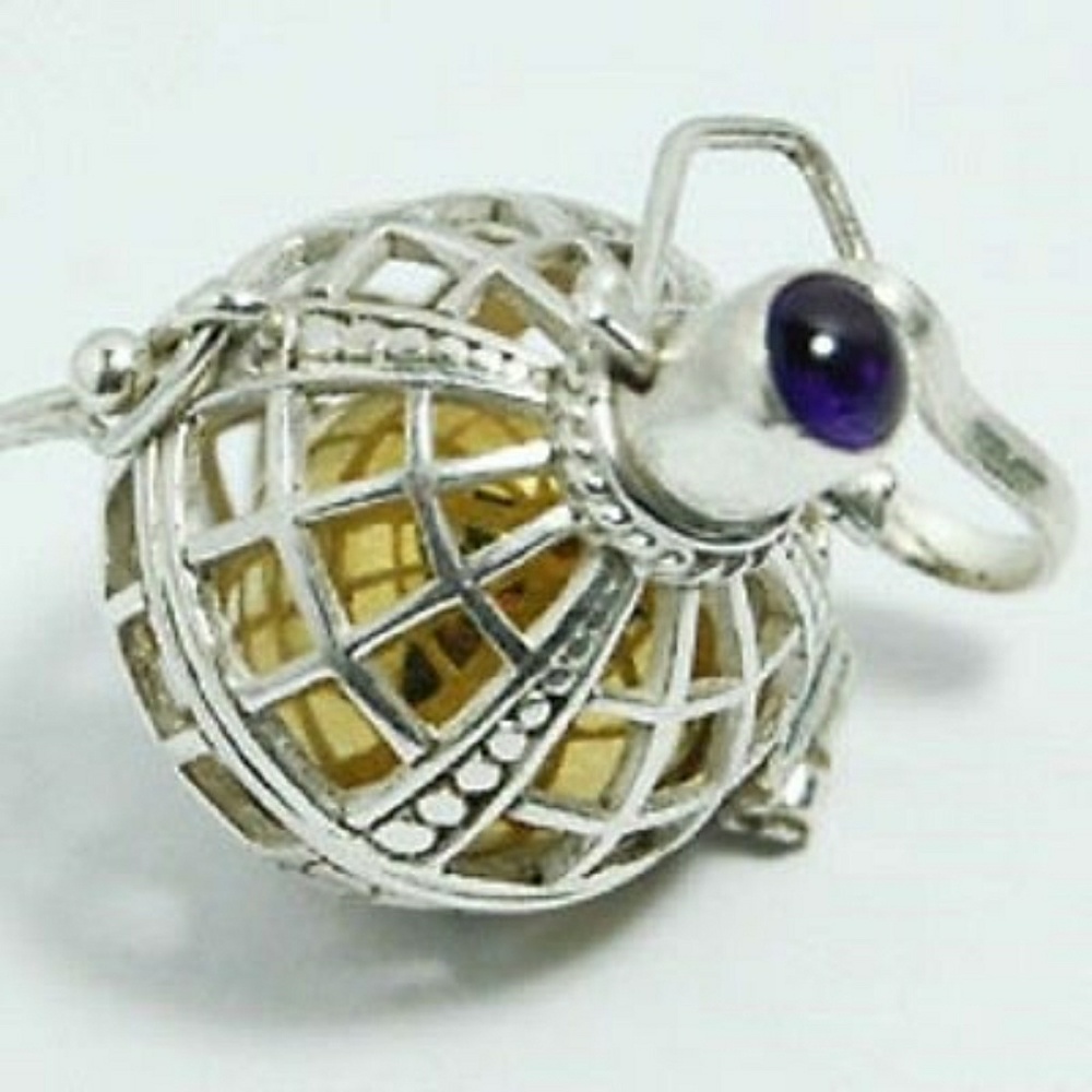 New Harmony Chime Ball Sterling Silver Pendant