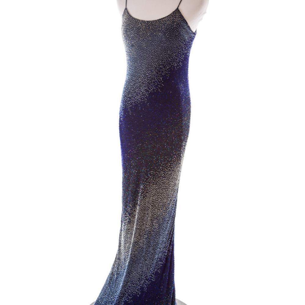 CASANDRA STONE Evening Gown SEQUINED Formal Party