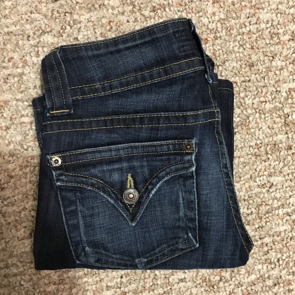 Dark Wash Hudson Boot Cut Jeans