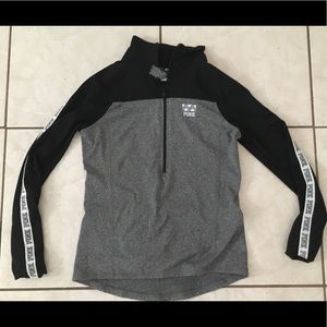 Pink workout jacket.