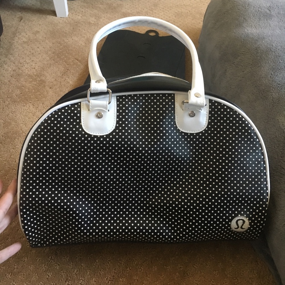 Lululemon polka dot bag