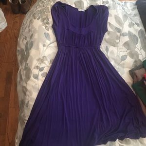 Purple, short sleeve dress - like new